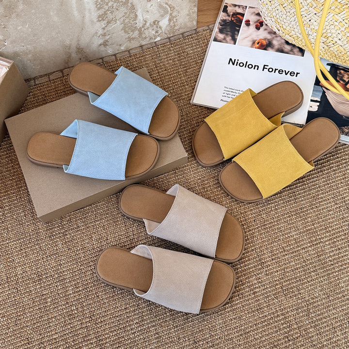 Femme Syntetisk Slip-On Sandaler Stilla