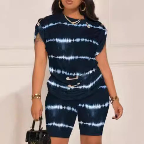 Dame Moderne top med kreative draperingsdetaljer Skovae