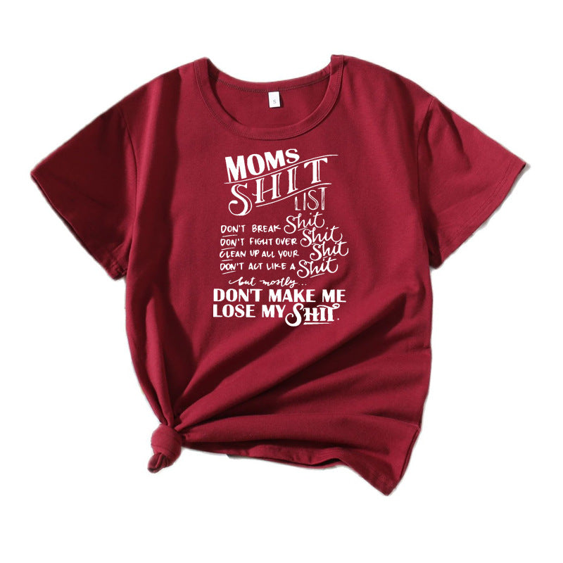 Kvinder Humoristisk Grafik Udsagn T-shirt Stilla