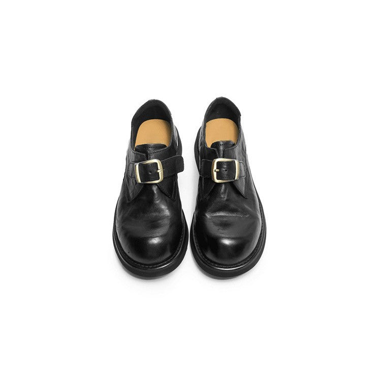Dame Spænde Læder Slip-ons Stilla