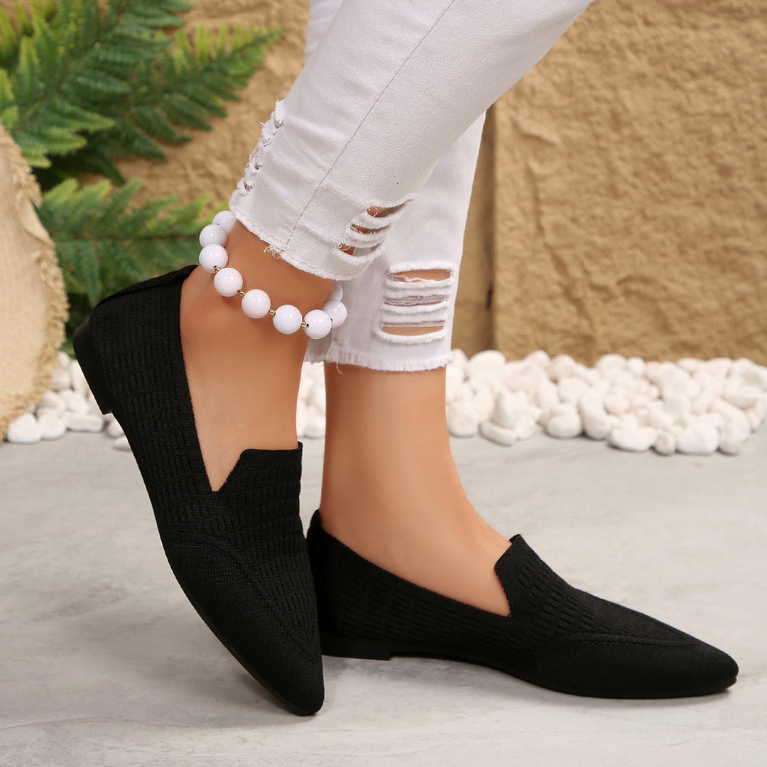 Dame Teksturerede Slipper Loafers Stilla