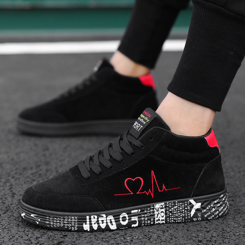 Herrer Stilfulde High-Top Sneakers med grafisk design Stilla