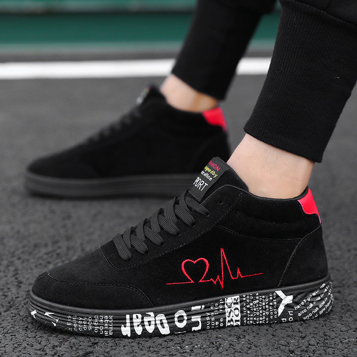 Herrer Stilfulde High-Top Sneakers med grafisk design Stilla