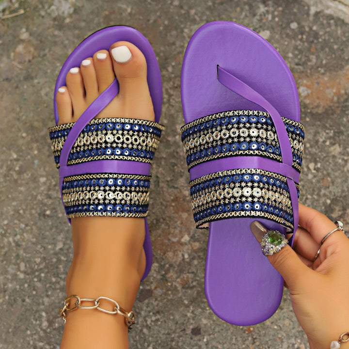 Dame Artisan Perle Slide Sandaler Stilla