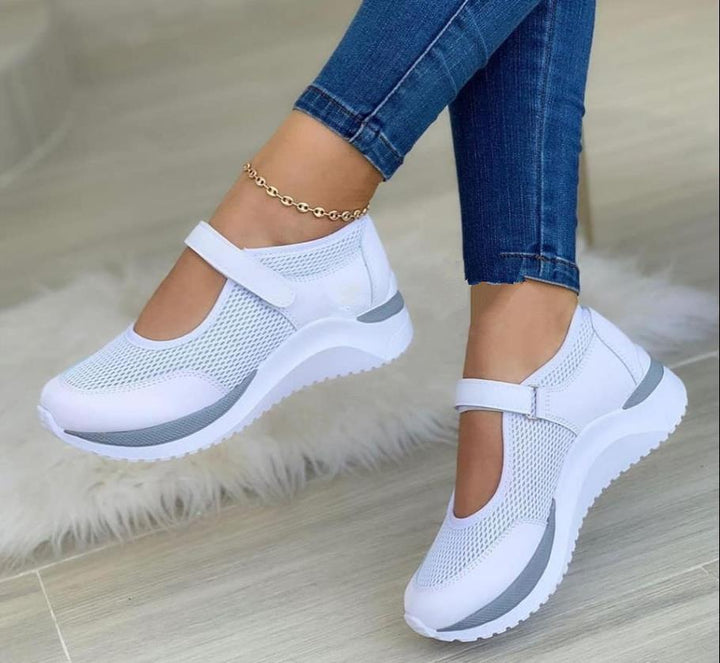 Damer Sporty Slip-On Sneakers med ergonomisk pasform og åndbart overmateriale Stilla