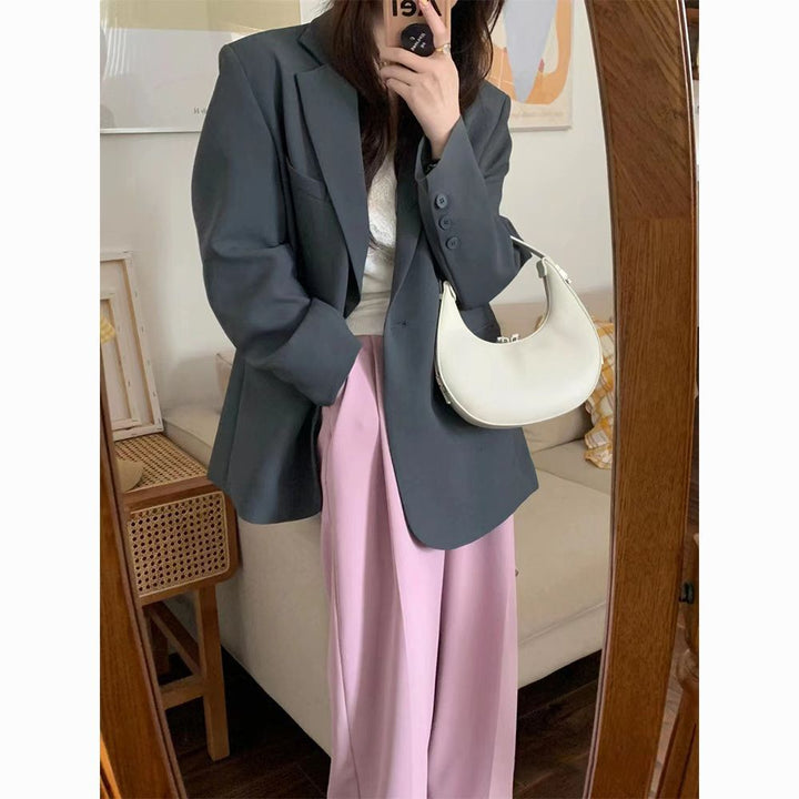 Kvinders oversized blazer lavet af materialer af høj kvalitet med lommer Stilla