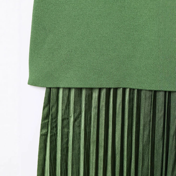 Femme Elegante Lagdelt Maxikjole Stilla