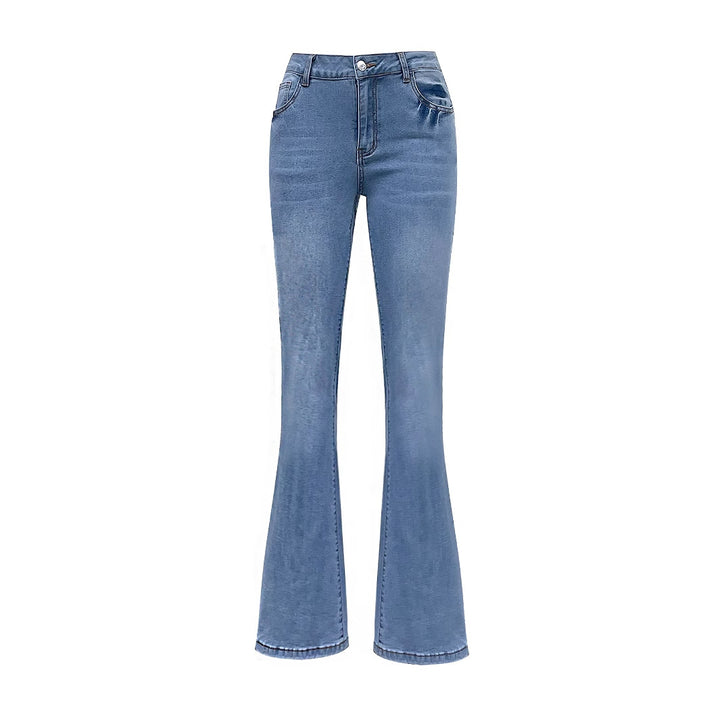 Kvindernes flagrende jeans med dekorative sløjfer Stilla