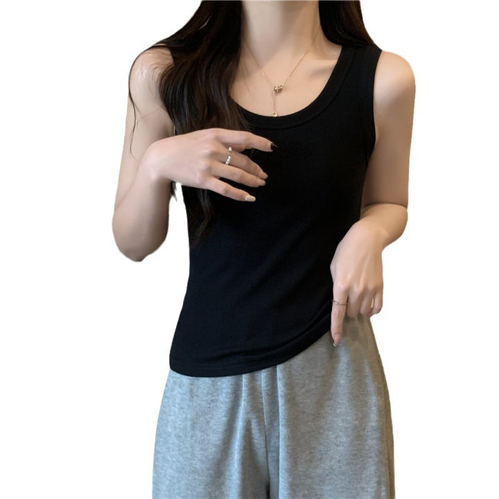 Femme Ribben skjorte Letvægts tanktop Stilla