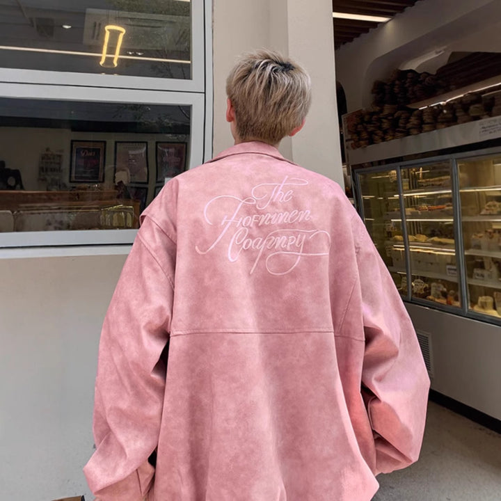 Herrer Oversized Fleecejakke med høj krave og praktiske lommer Stilla