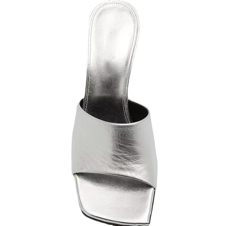 Femme Modern Minimalistisk Åben-Tå Skridsikker-Sandaler Stilla