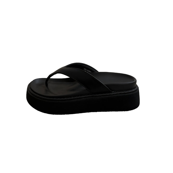 Dame platform toe separator sandaler med metal accenter Stilla