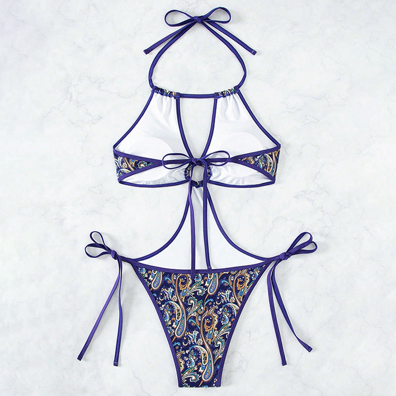 Dame Cut-Out Halter Badetøj Stilla