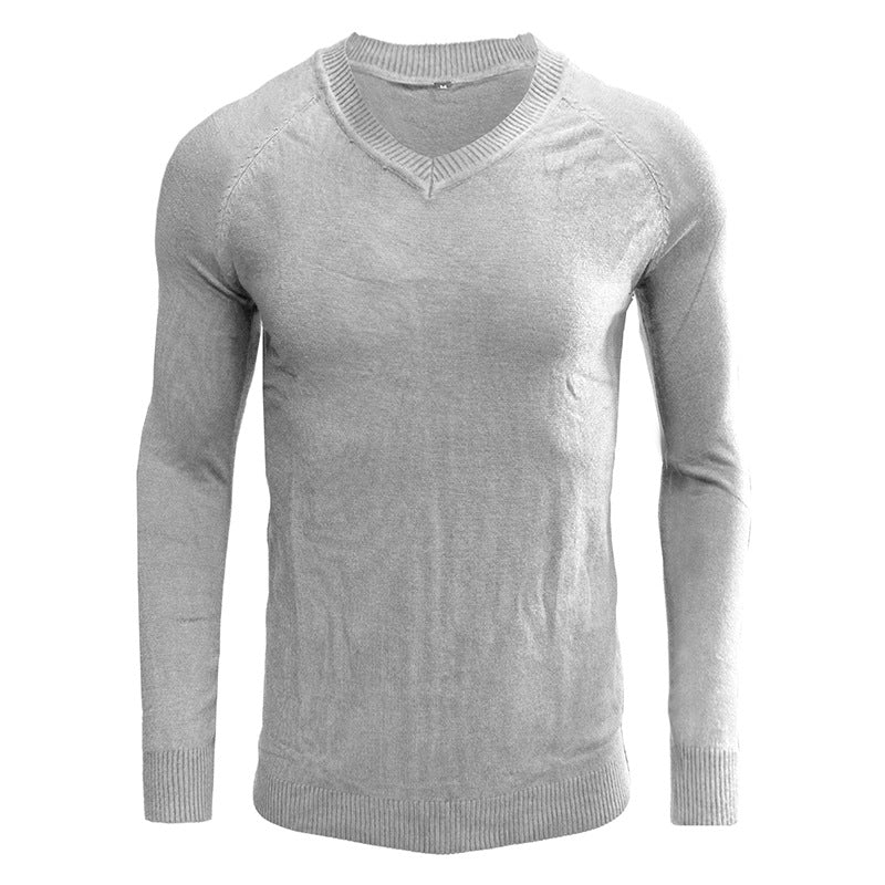 Herrer moderigtig V-hals pullover i høj kvalitet materiale Stilla