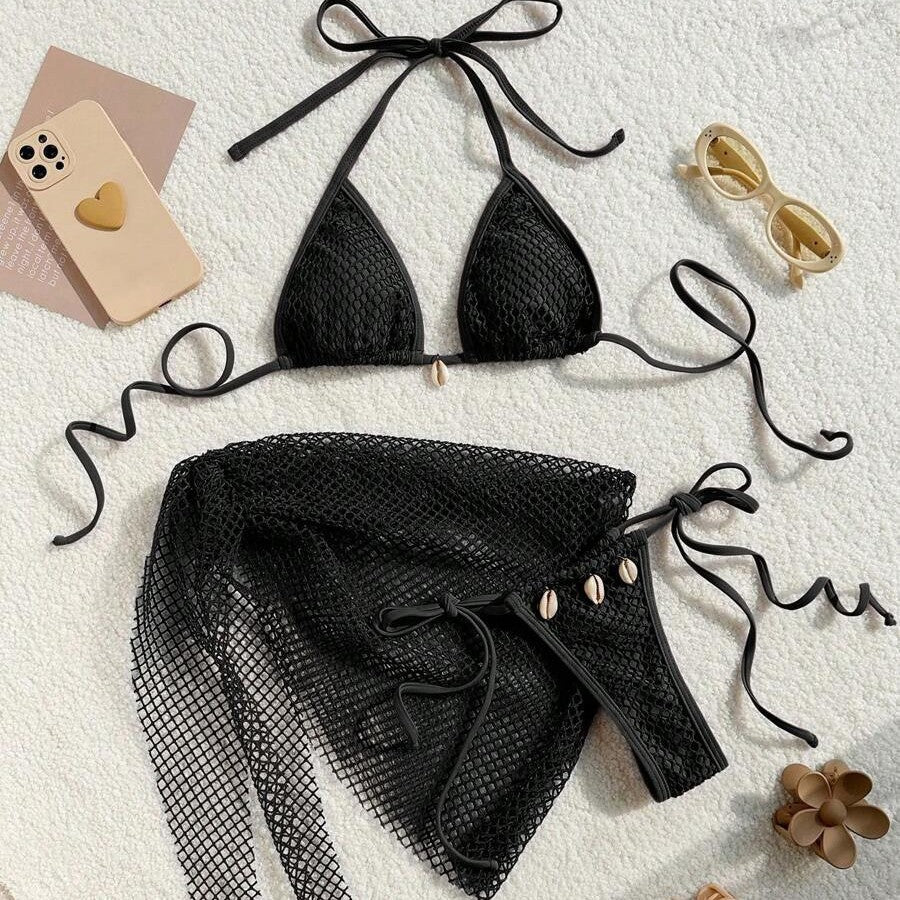 Femme Mesh Bikini Sæt Stilla