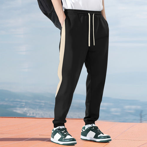 Herrer Sporty Joggingbukser med sidelommer og elastisk talje Stilla