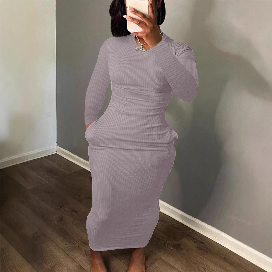 Dame Raffineret figursyet Midi-Kjole Stilla