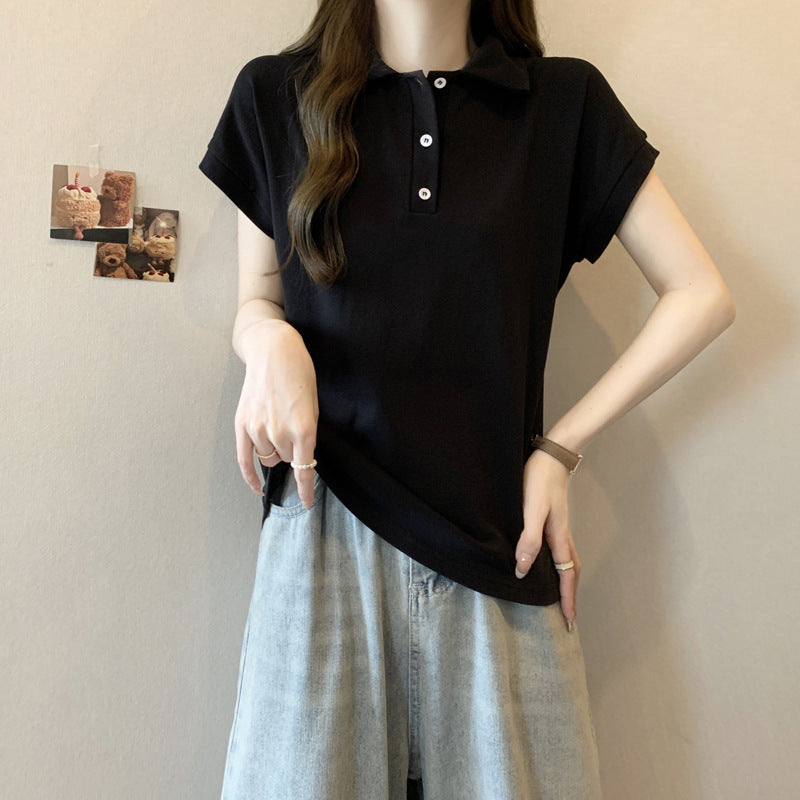 Femme Classic Polo-Shirt med elegant krave design Stilla