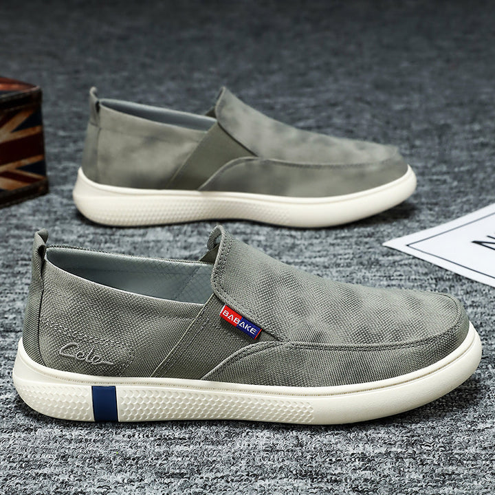 Herrer Behagelige Slip-On Fritidssko med elastisk overdel og støddæmpende sål Stilla