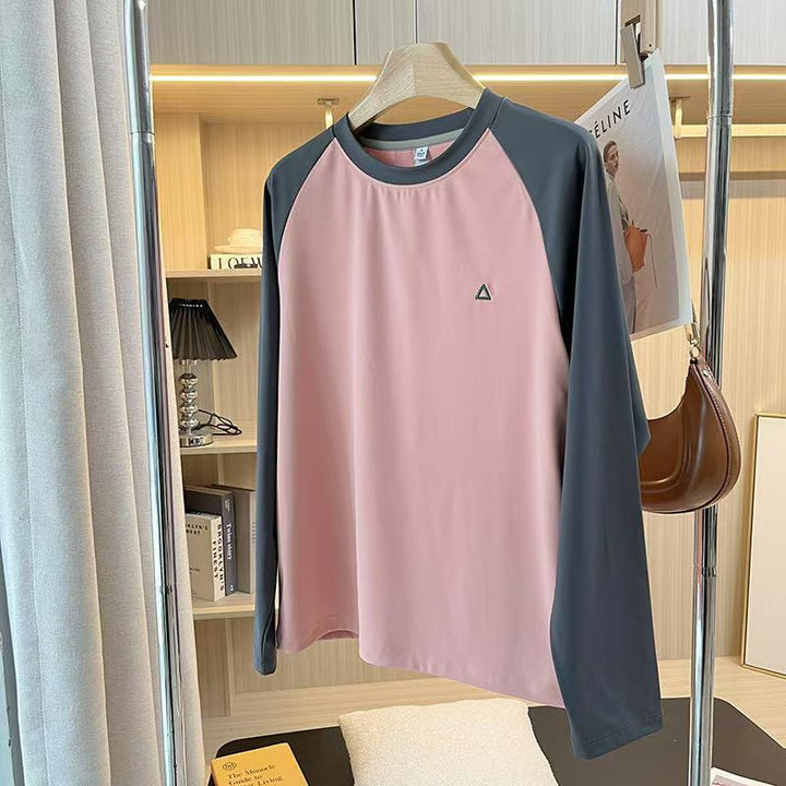 Kvinders sporty langærmet T-shirt med åndbare indsæt Stilla