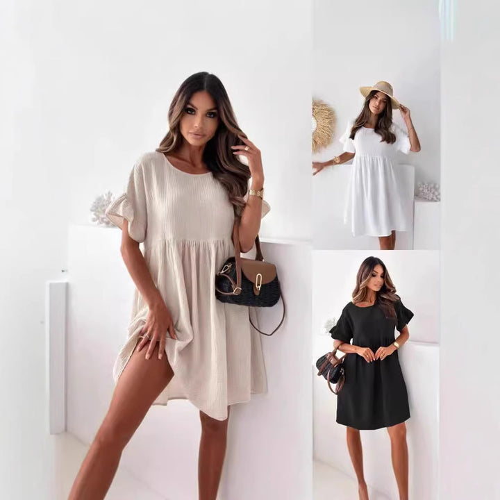 Femme Breezy Lagdelt Mini Kjole Stilla