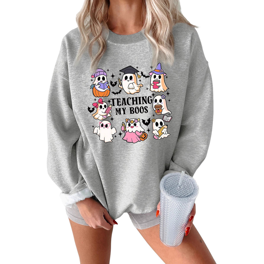 Dame sweatshirt med legende Halloween design og afslappet pasform Stilla