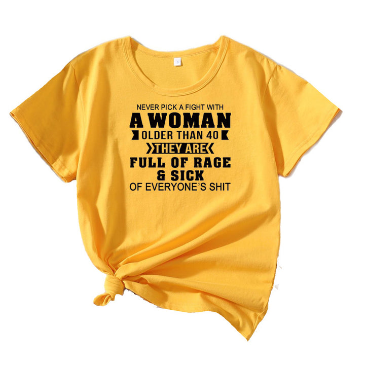 Kvinder Komisk Udtalelse T-Shirt Stilla