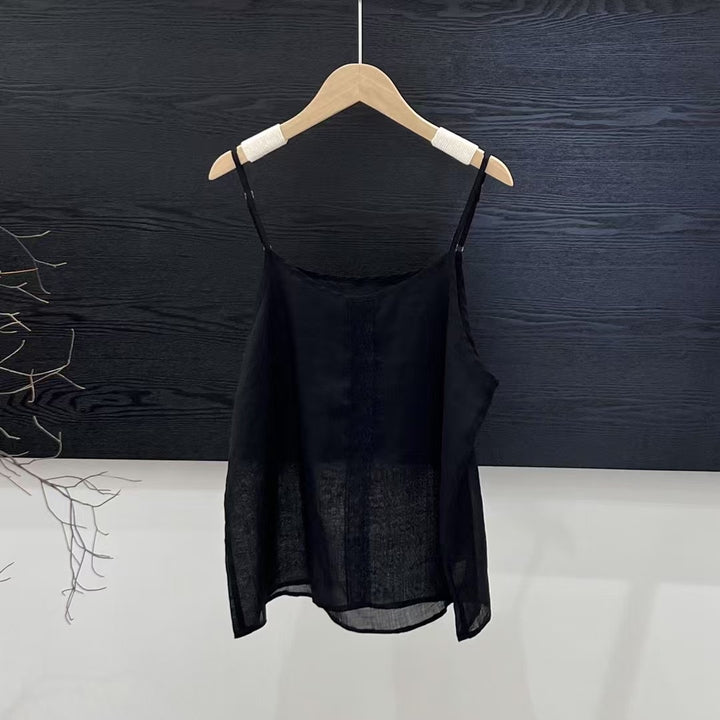 Femme Relaxed Fit Letvægts Spaghetti Strop Top Stilla