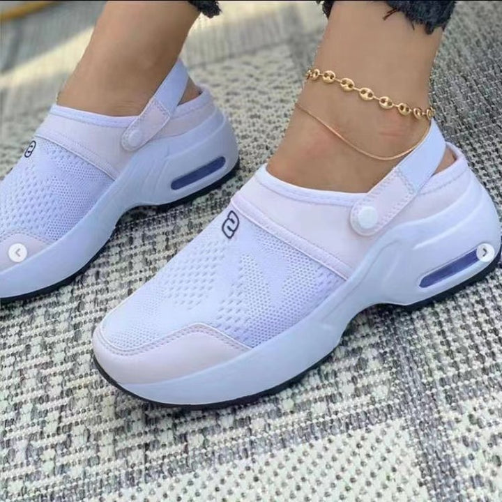 Dame Behagelige Slip-On Sneakers med åndbart Overmateriale og ergonomisk Sål Stilla