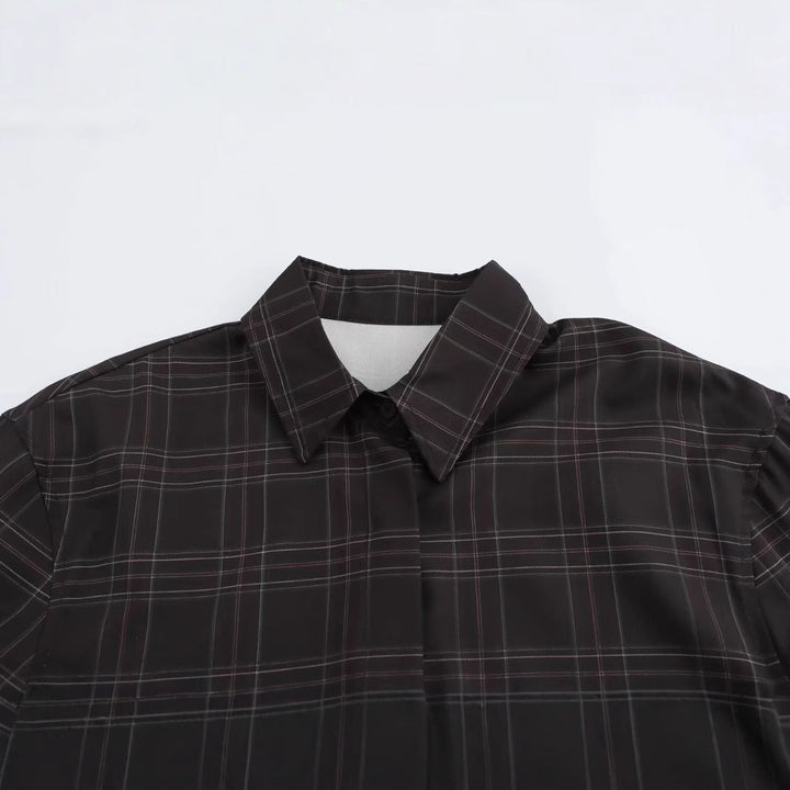 Stilla | Kunstnerisk Print Langærmet Bluse