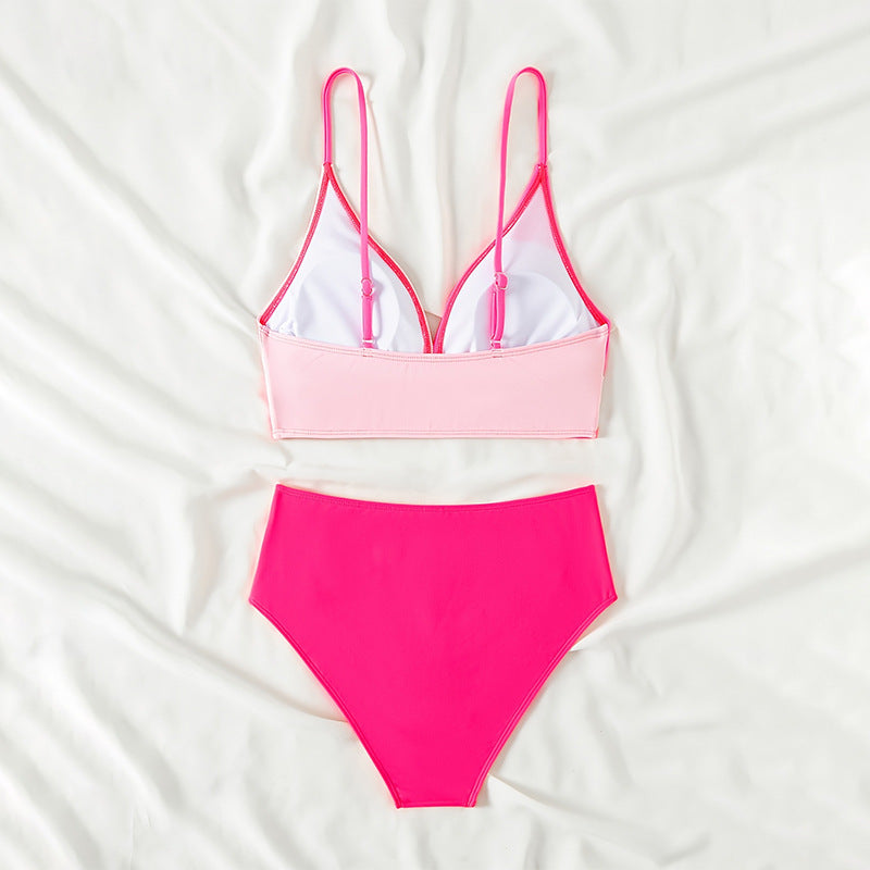 Dame Sporty bikini med justerbare stropper og elegant indviklet detalje Skovae