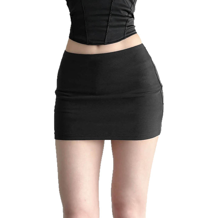 Dame Sporty Mini-Skirt med elastisk talje og funktionelt design Skovae