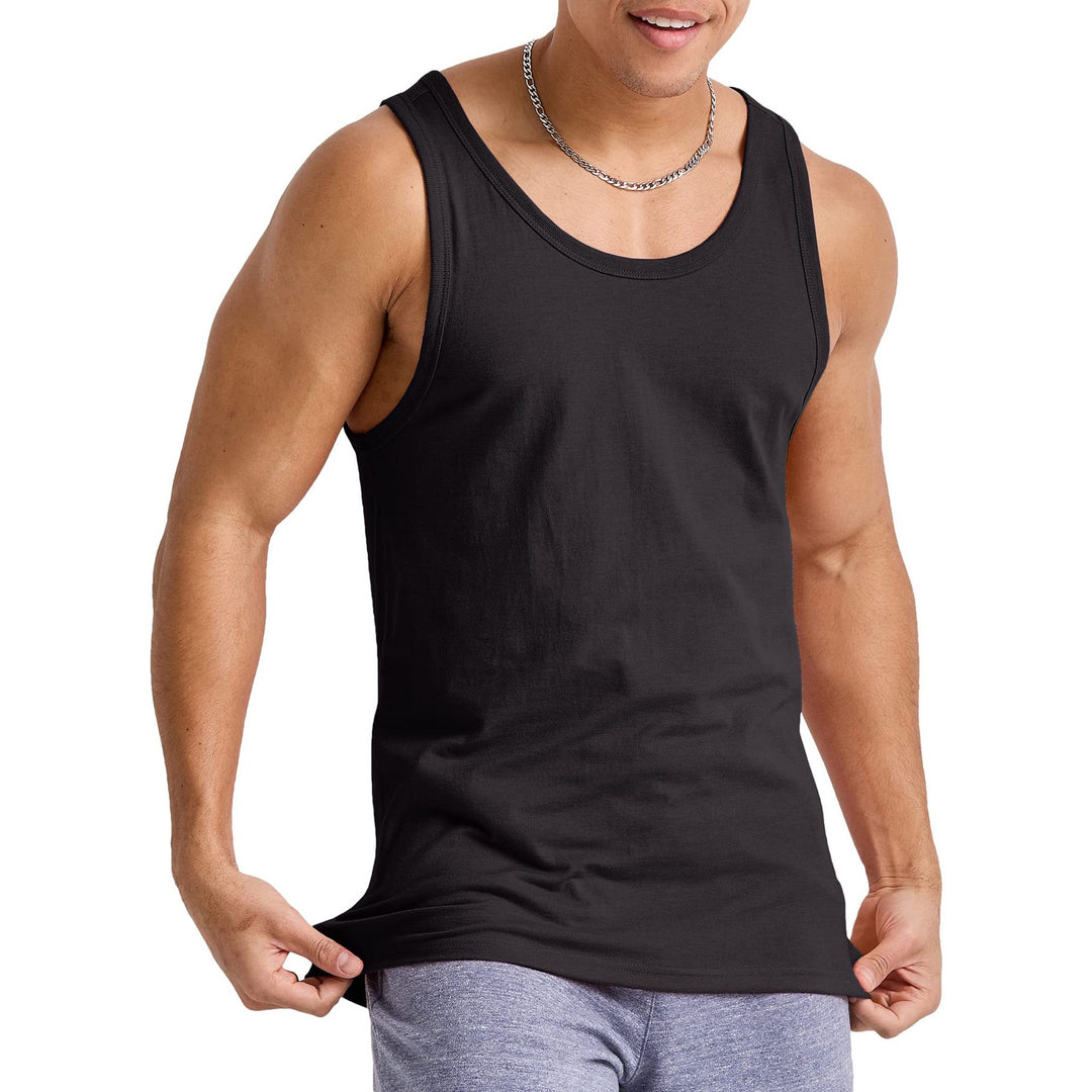 Mænds bløde bomulds ærmeløs tanktop Stilla