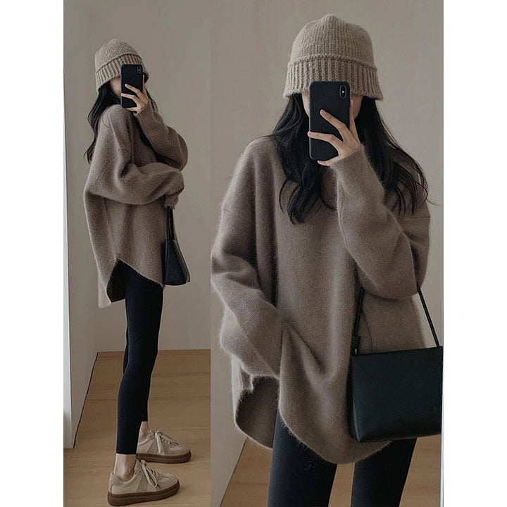 Femme Oversized Blød Strikpullover Stilla
