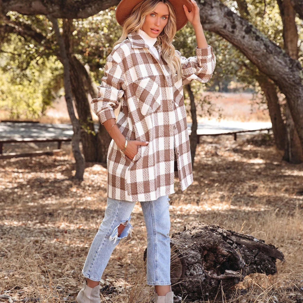 Dame Ternet Oversized-Skjorte Stilla