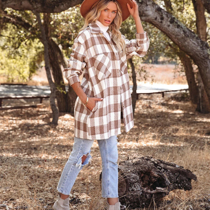 Dame Ternet Oversized-Skjorte Stilla