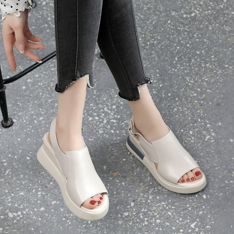 Dame Slingback Platform Sandaler Stilla