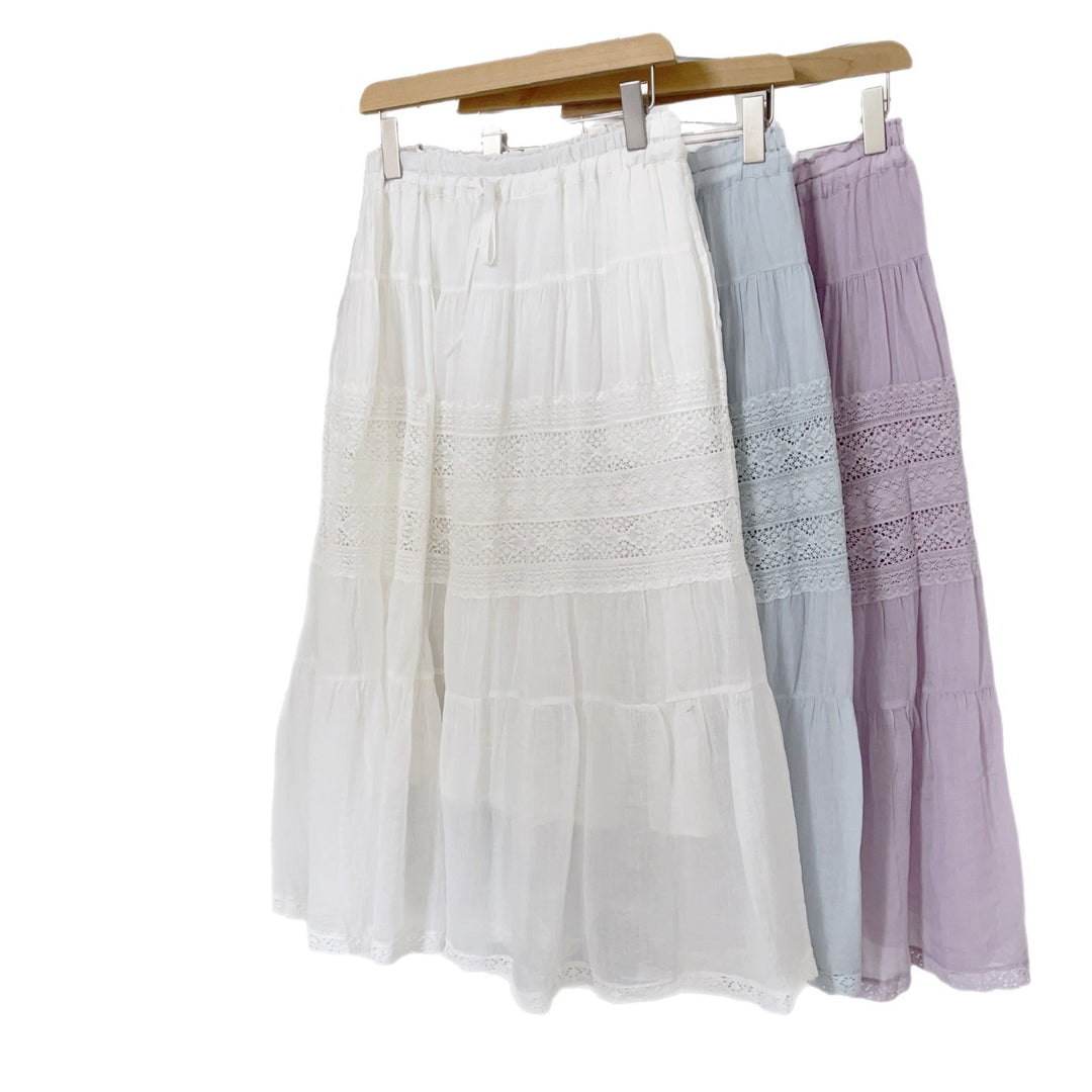 Femme Boho Chic Ruffle Layer Midi Skirt Stilla