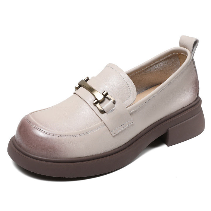Damer elegante Chunky Loafers med dekorativ metalaccent Stilla