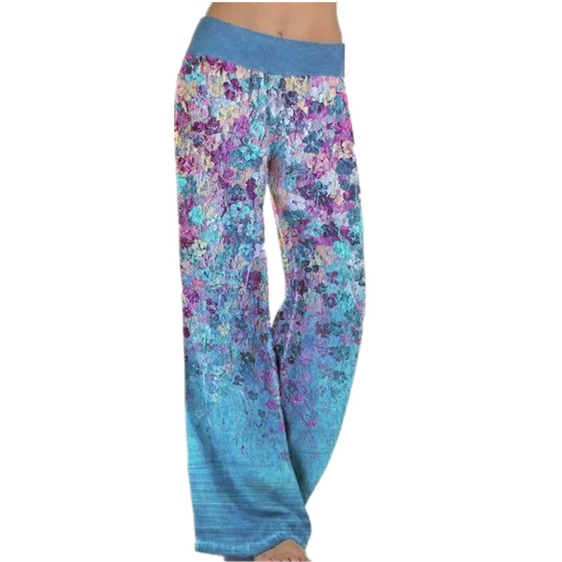 Dame Bohemian Floral Print Lounge Bukser Stilla