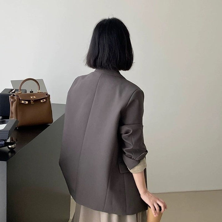 Kvinders oversized blazer med klassiske detaljer Stilla