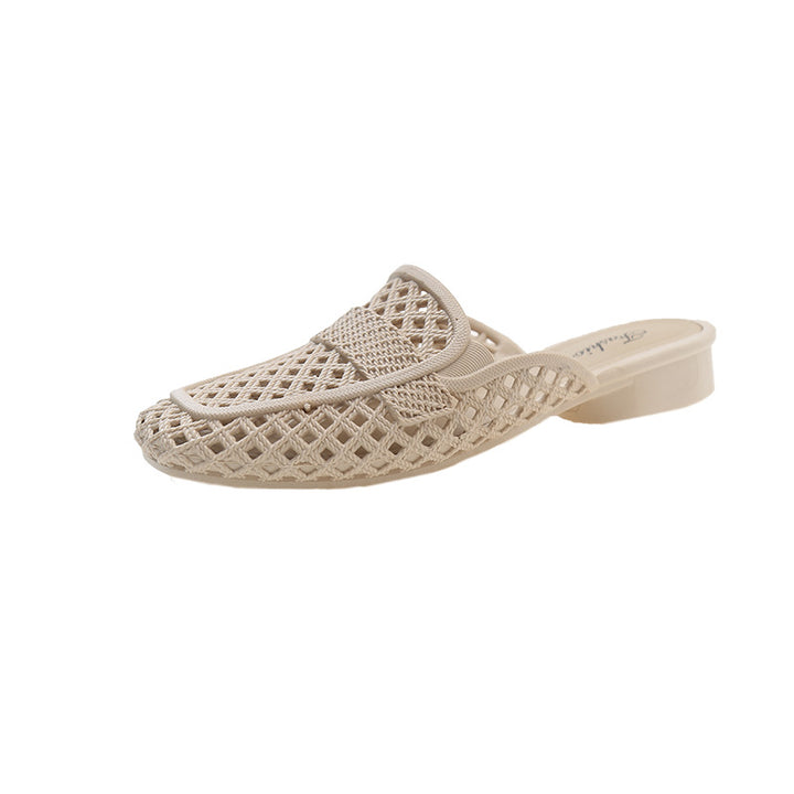 Dame mode skridsikre sandaler med perforeret design og ergonomisk fodseng Stilla