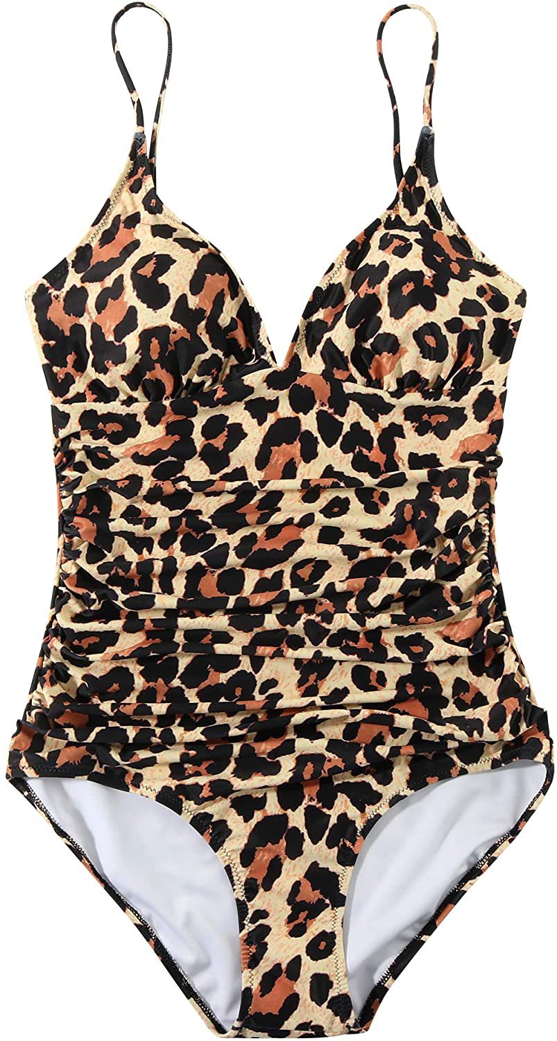 Dame heldragt med mode leopardmønster og figursyngende design Stilla