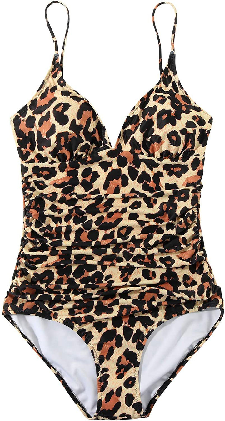 Dame heldragt med mode leopardmønster og figursyngende design Stilla