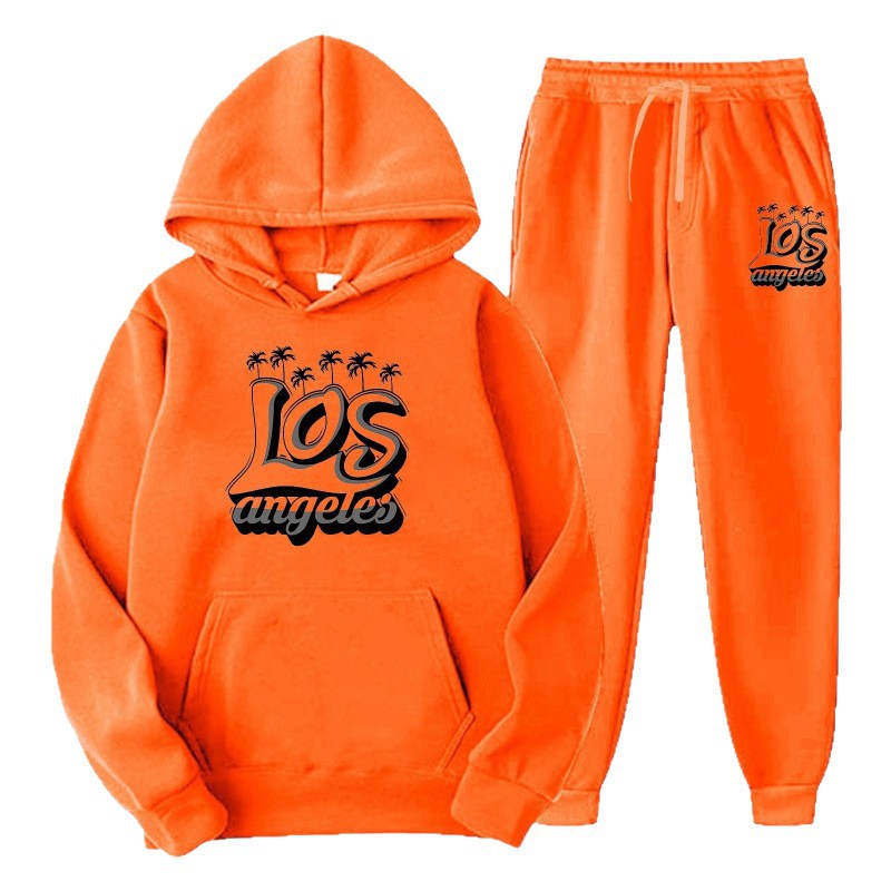 Kvindernes Sporty Hoodie og Joggingbukser Sæt Skovae