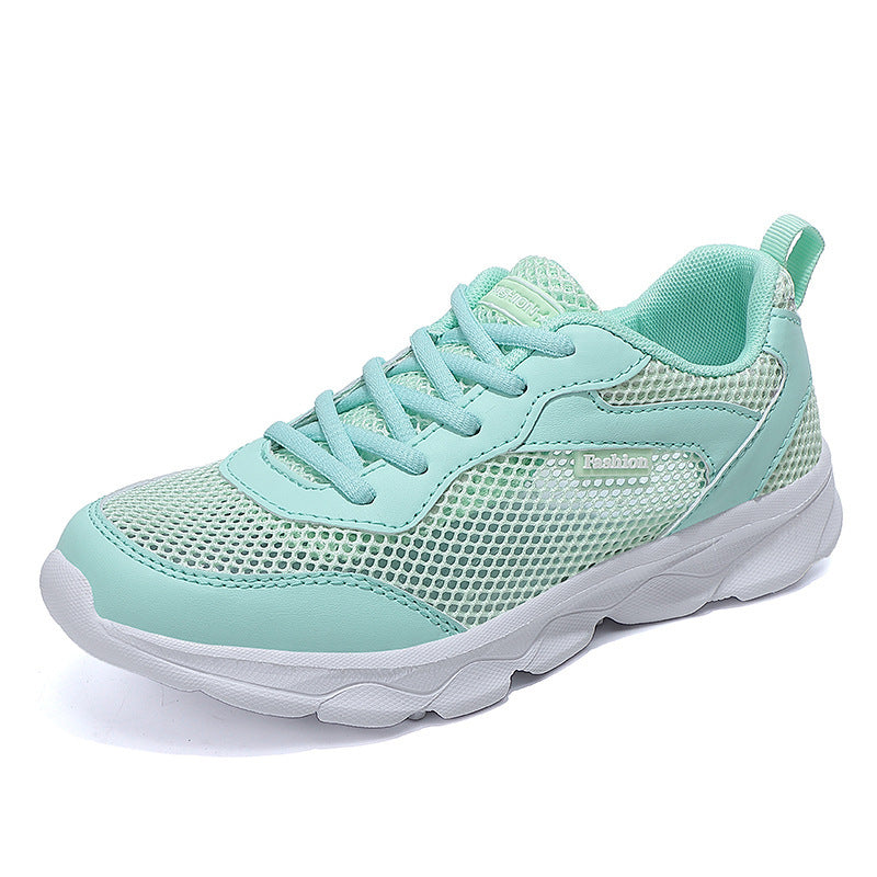Dame Åndbare Sport Sneakers med Polstret Sål Stilla
