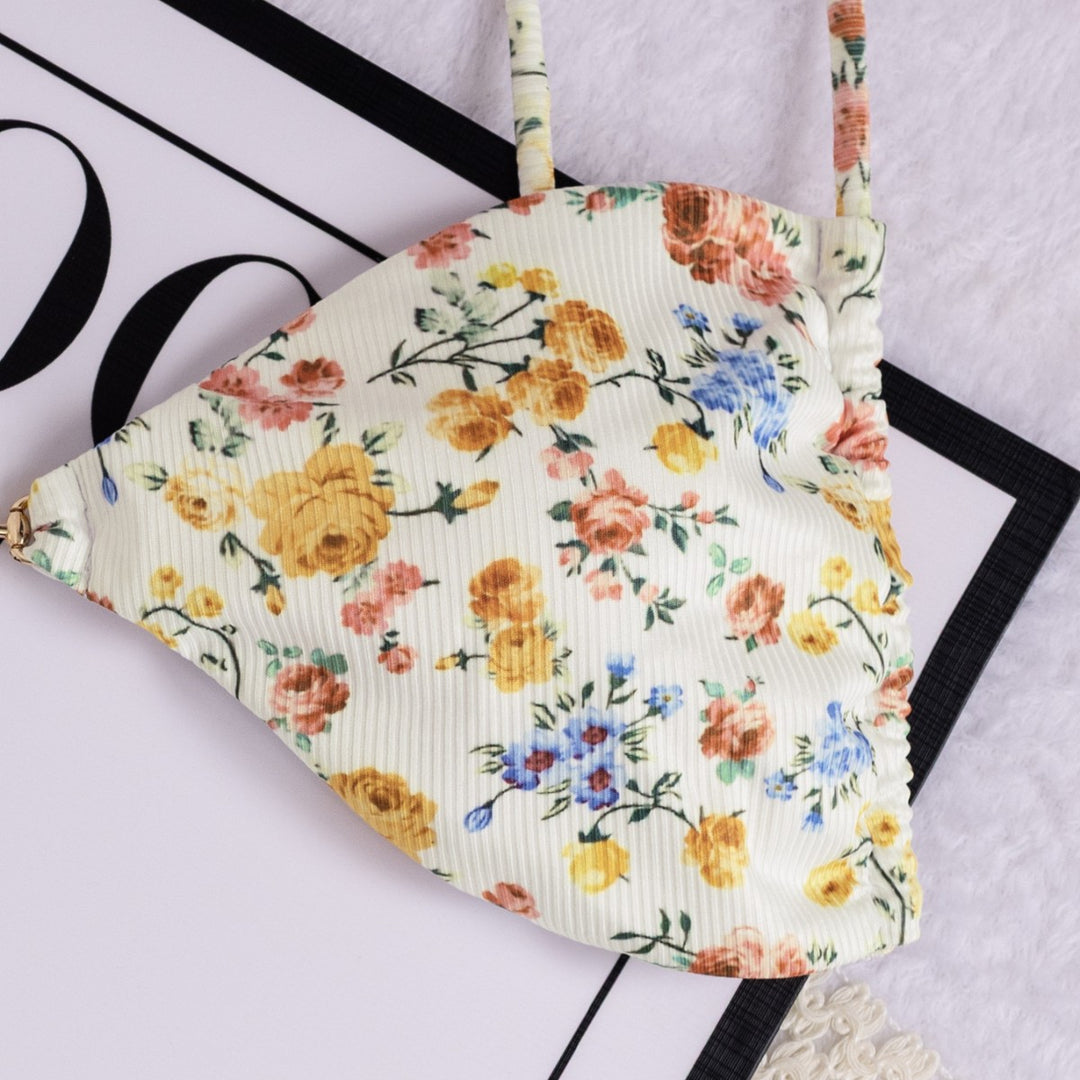 Dame blomstermønster bikini Skovae