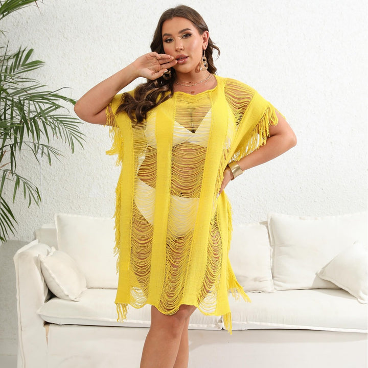 Femme Bohemian Fringe Strandcover-Up Stilla