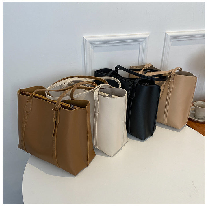 Femme Premium Vegansk Læder Tote Bag Stilla