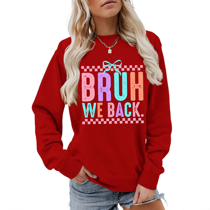 Kvinders sweatshirt med muntert print og behagelig pasform Stilla